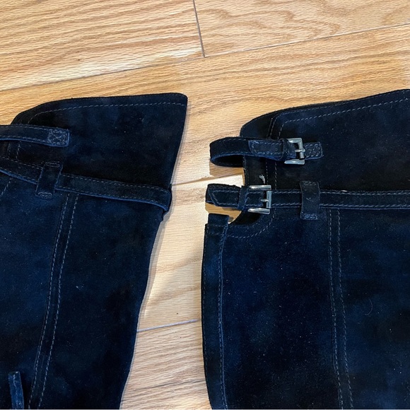 Sam Edelman over-the-knee boots, black suede - Picture 2 of 9
